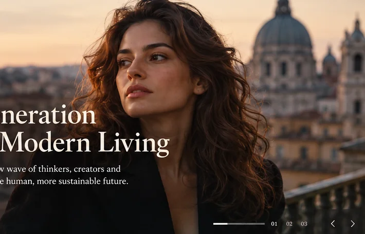 AI-generated editorial visual study